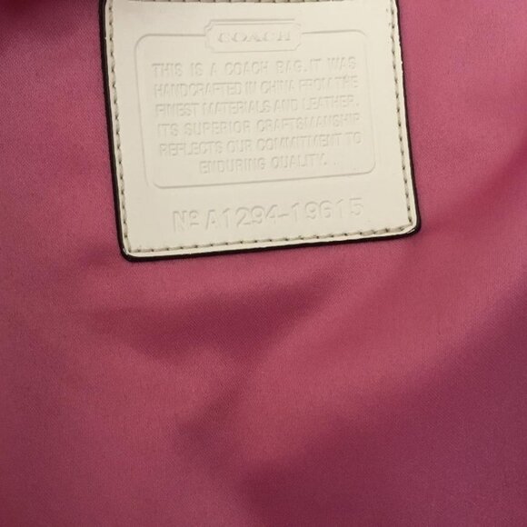 Coach Poppy Legacy Rainbow Striped Sequin Tote Bag, 3 Hangtags Model No. 19615 - Picture 13 of 13